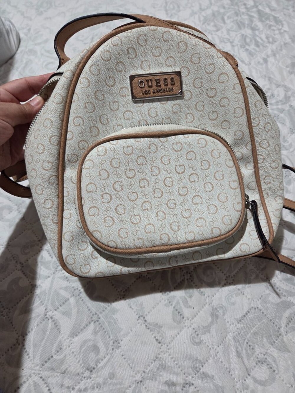 Guess Monogram Mini Backpack Original